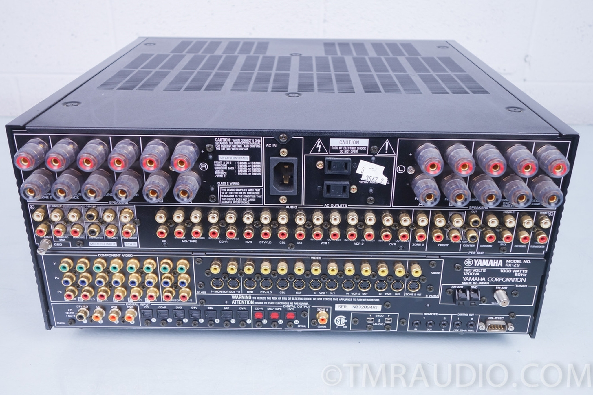 Radian Audio's model 2216 ラジアン オーディオ Yamaha RX-Z9 9.1 Channel Digital Home Theater Receiver - The
