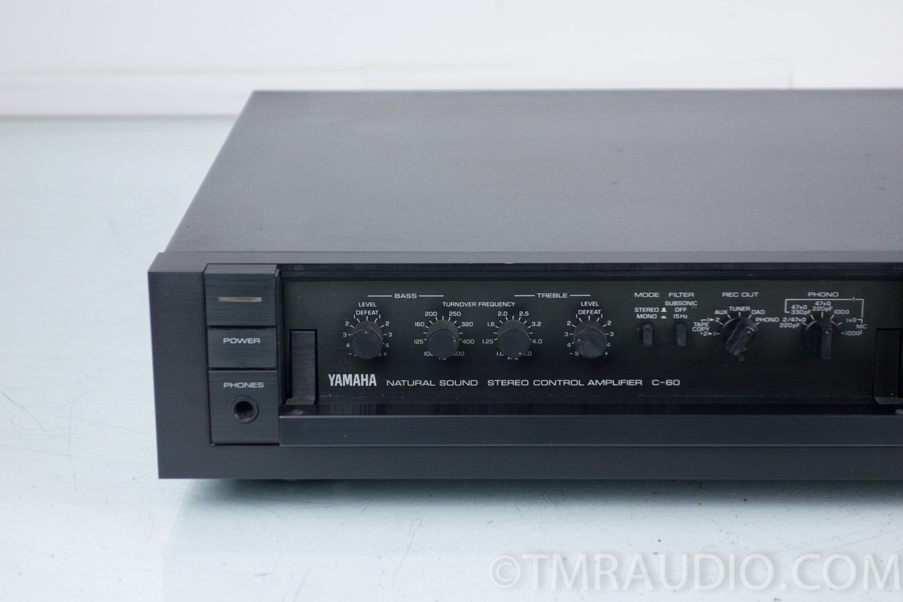 Yamaha C60 Stereo Preamplifier w/ Phono Stage The Music Room