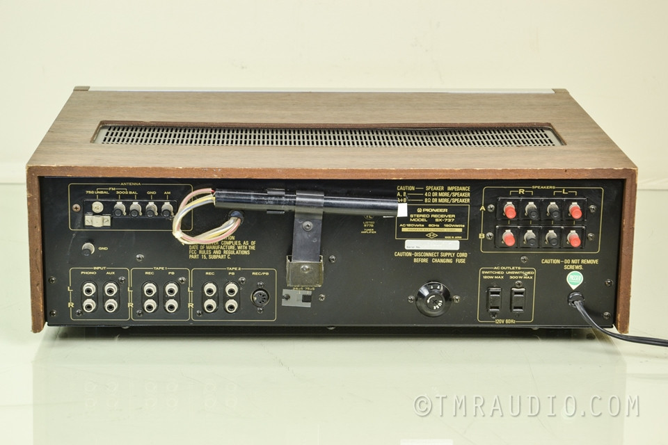 Pioneer SX-737 Vintage Stereo AM / FM Receiver 1 - The Music Room