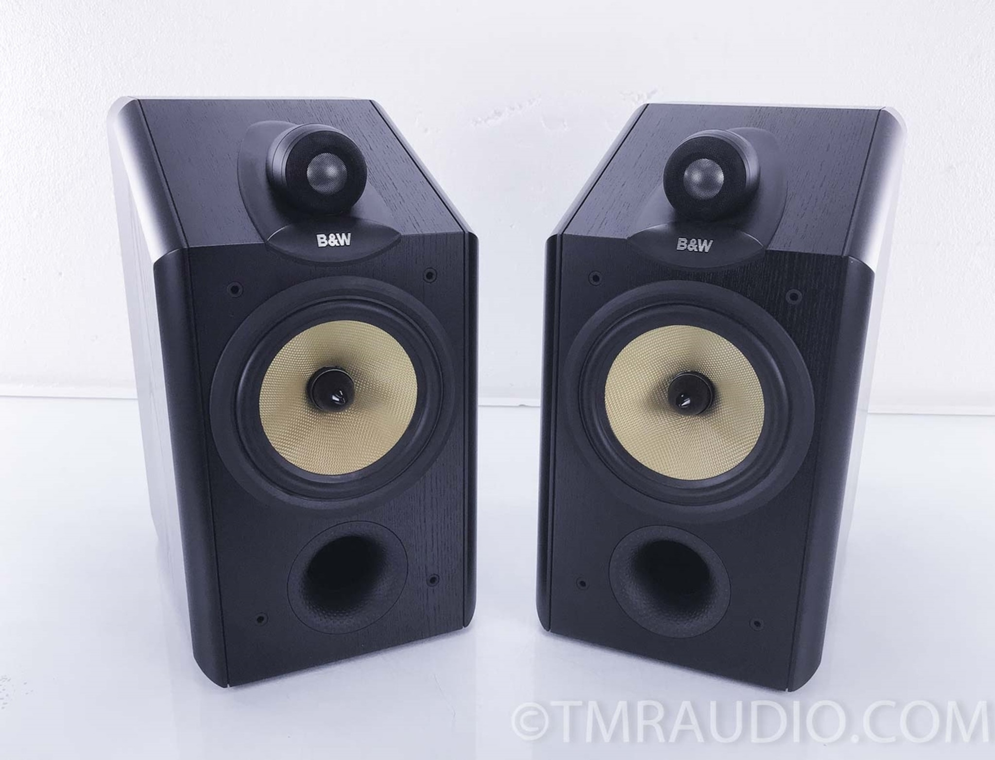 B&W CDM 1NT Bookshelf Speakers; Black Pair