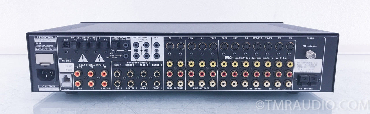 B K Ponents Reference 20 5 1 Channel Surround Preamplifier Processor The Music Room