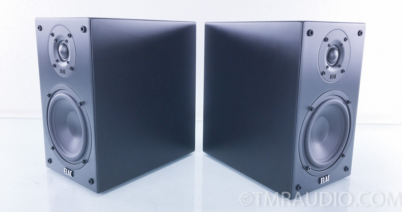 Elac BS-73 Bookshelf Speakers; Matte black; Pair; BS 73; Mint