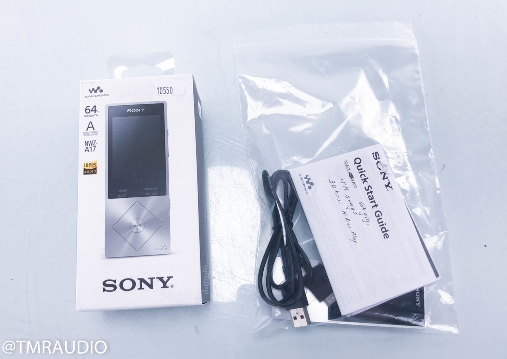 Sony NWZ-A17 Walkman 64GB Portable Digital Media Player; Silver; A17