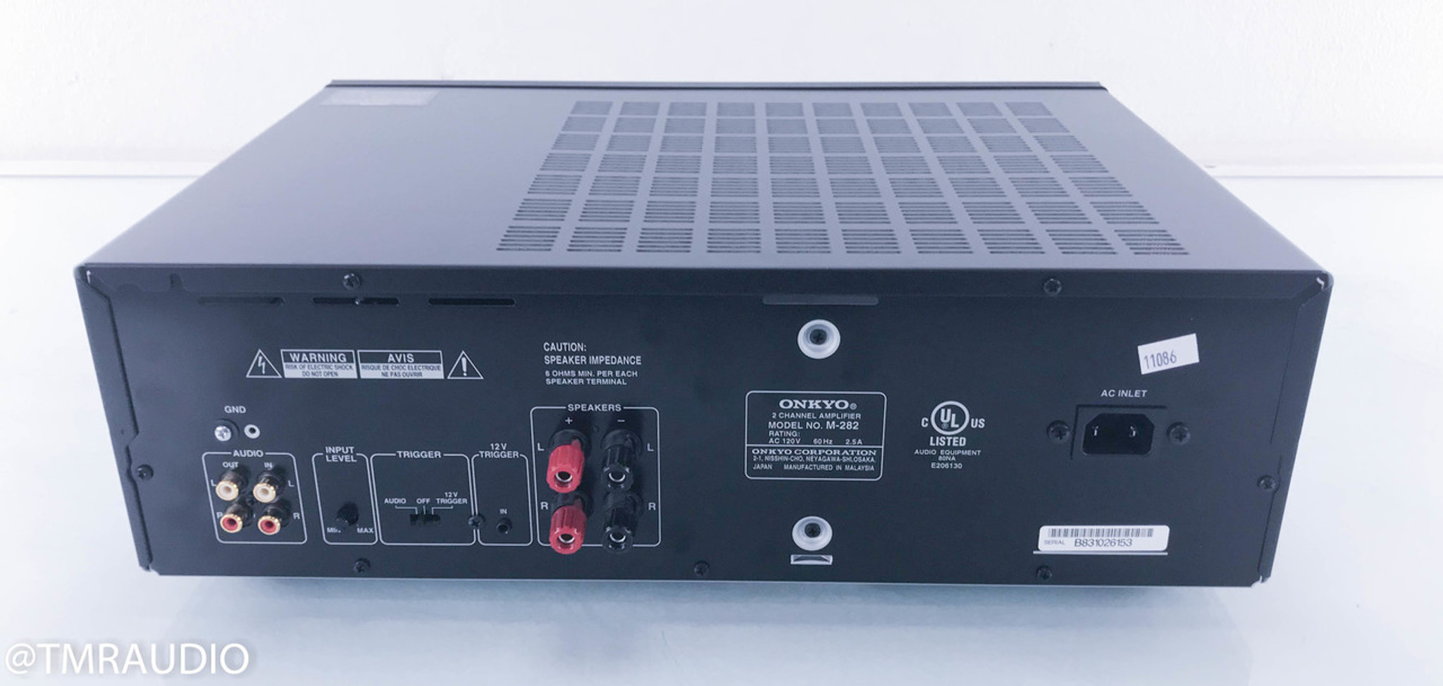 Onkyo M282 Stereo Power Amplifier The Music Room