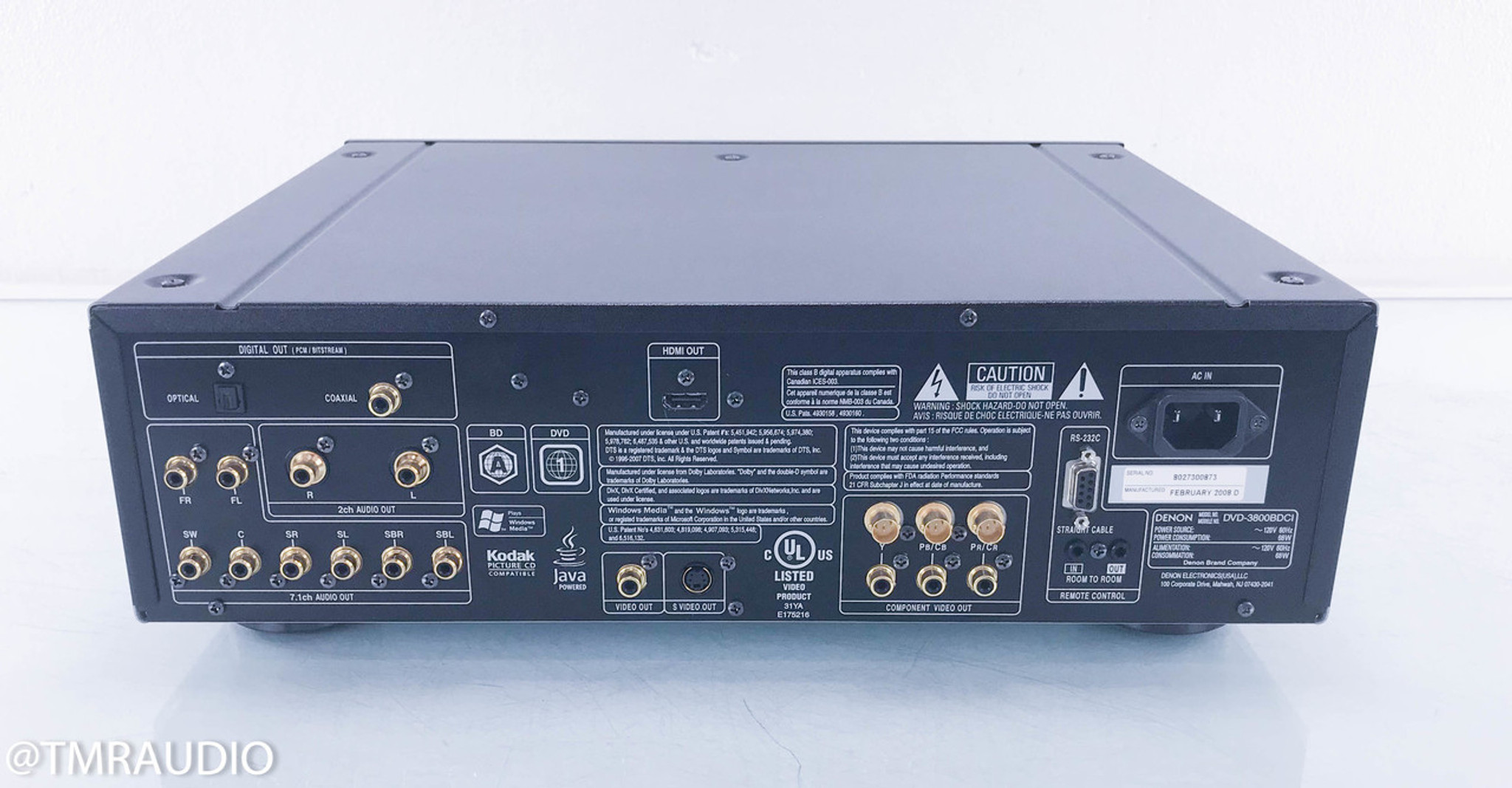 DENON BDプレーヤー DVD-3800BD DVD-3800BD - DVDプレーヤー | Denon - 日本