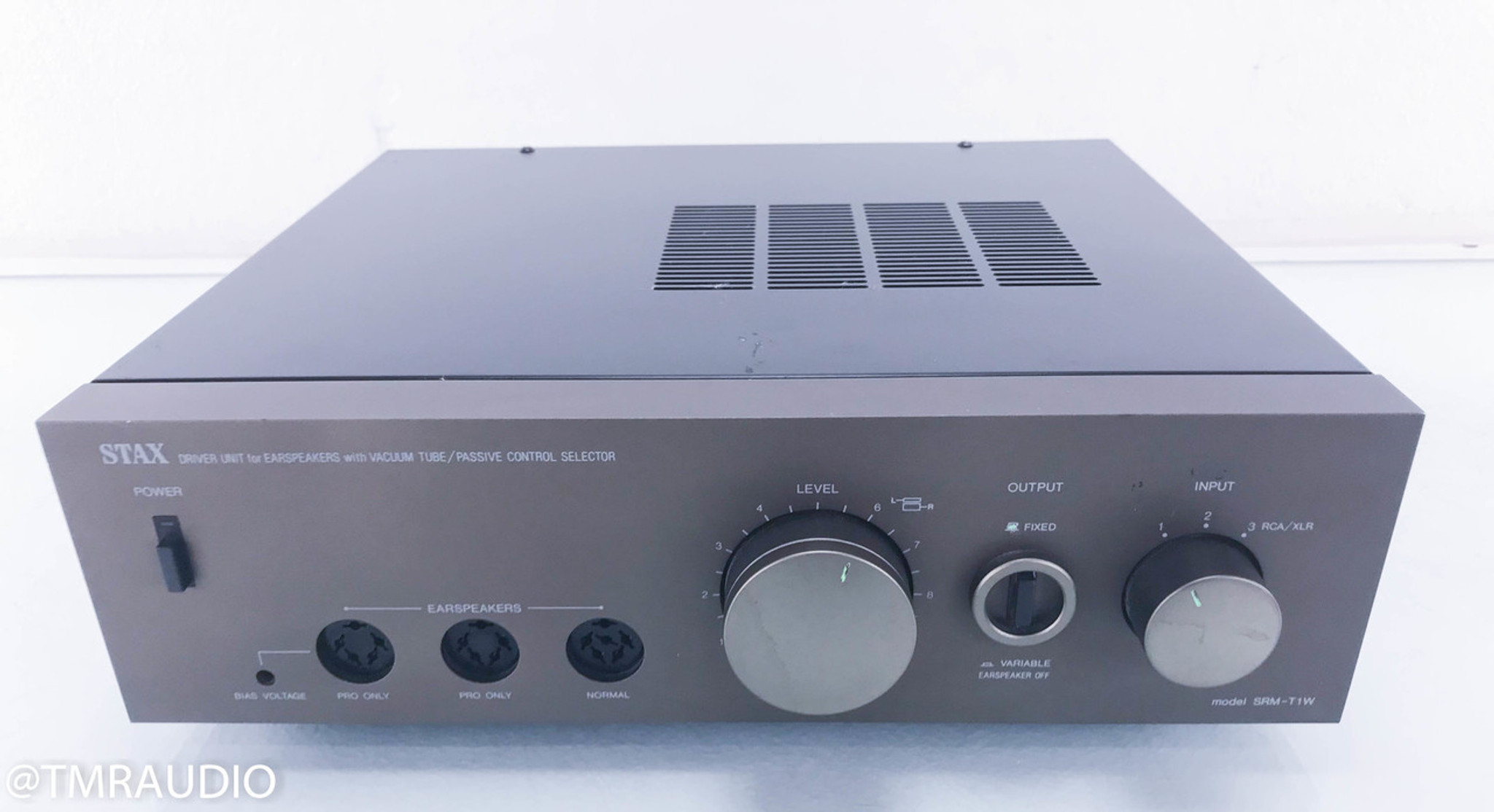 Stax SRMT1W Electrostatic Headphone Amplifier (Broken RCA jacks AS