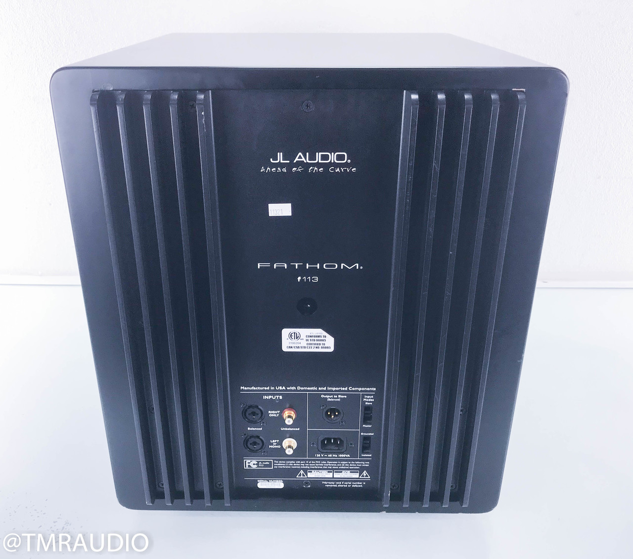 JL Audio Fathom F113 13.5-inch Powered Subwoofer, Satin Black