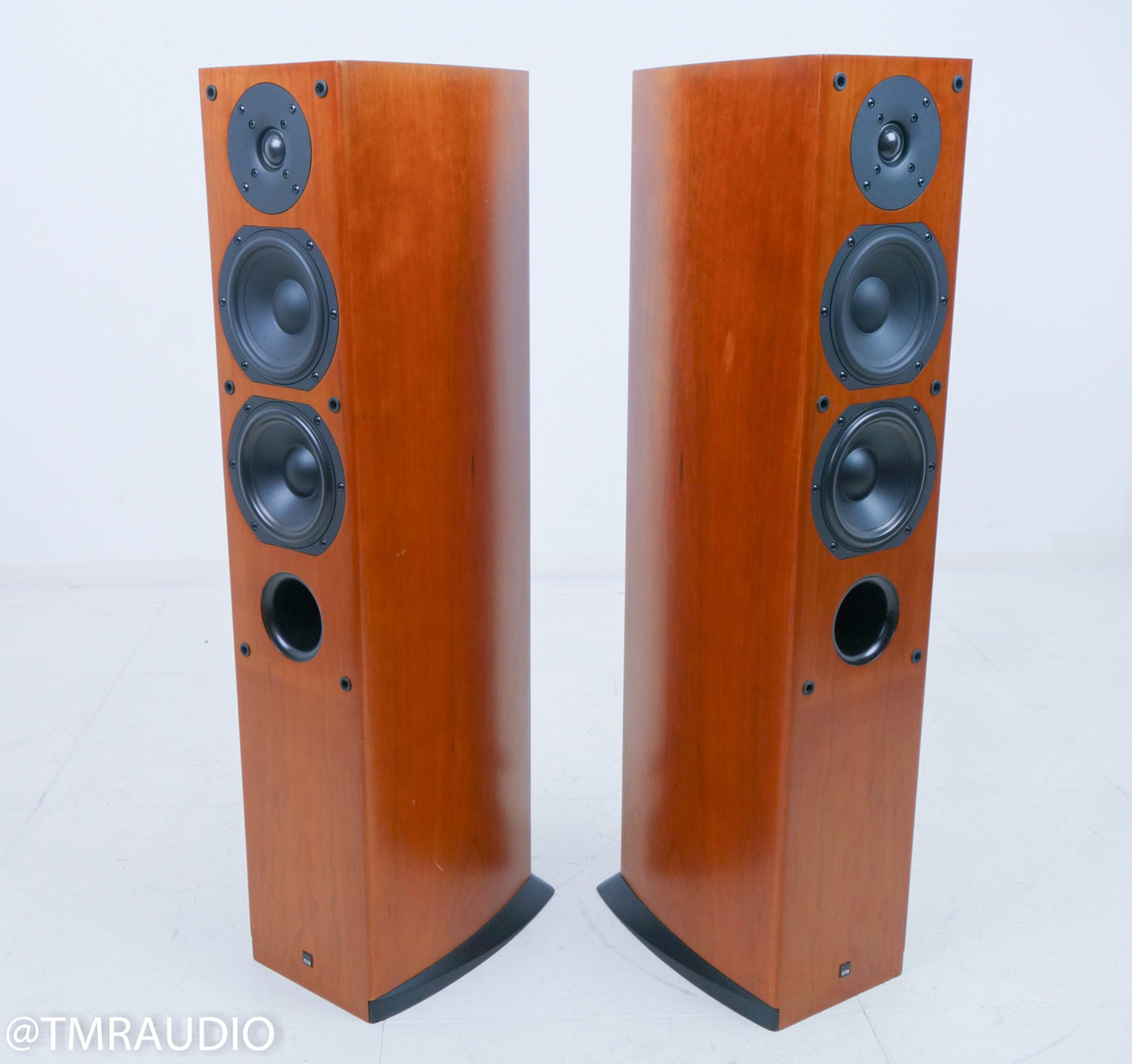 Era Design 10 Floorstanding Speakers; Cherry Pair (Peachtree