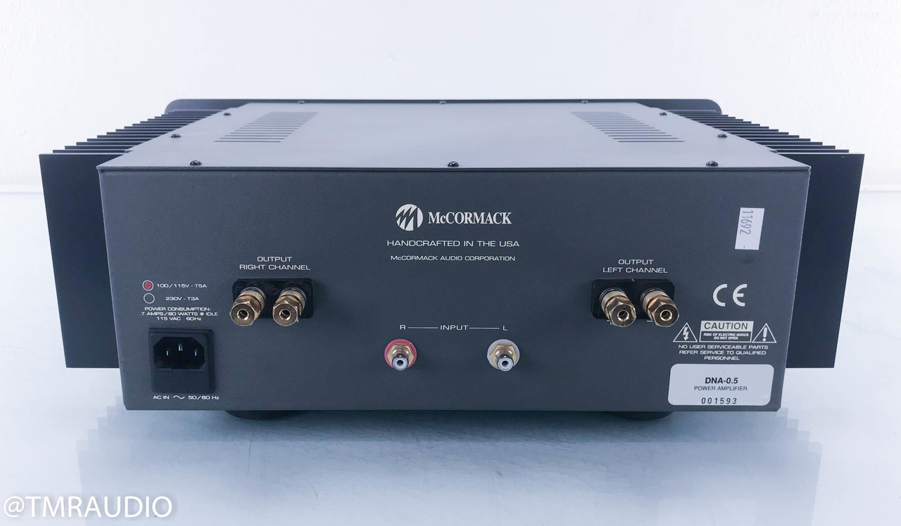 mccormack power drive dna 0 5 stereo power amplifier deluxe edition
