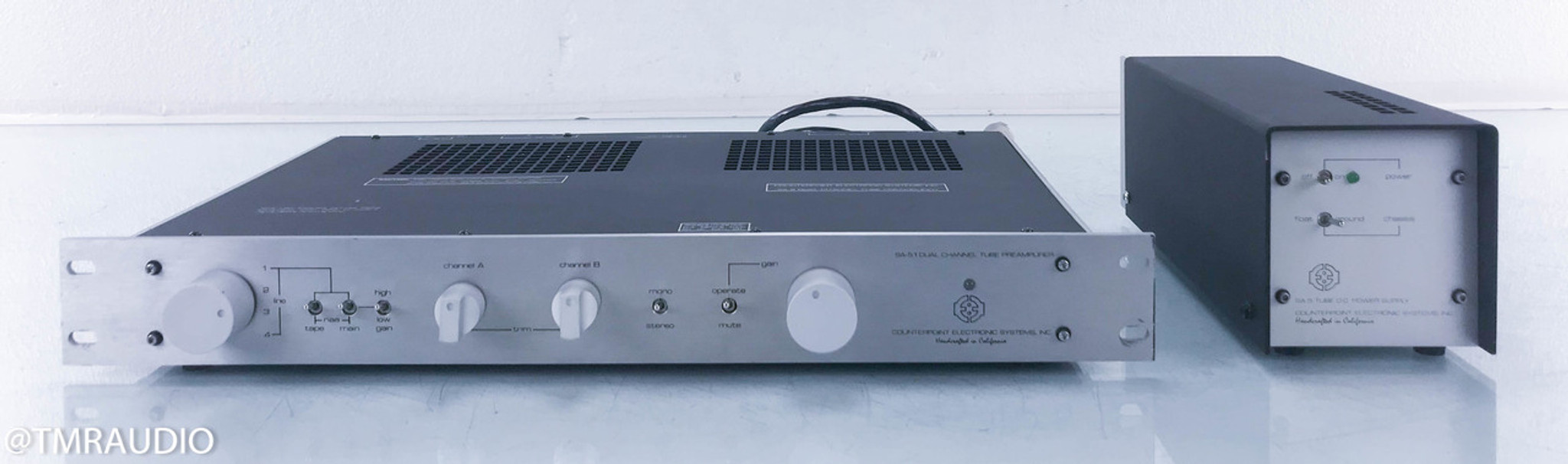 アンプ Counterpoint SA 5 Counterpoint SA-5.1 Dual Channel Tube Preamplifier W/SA-5