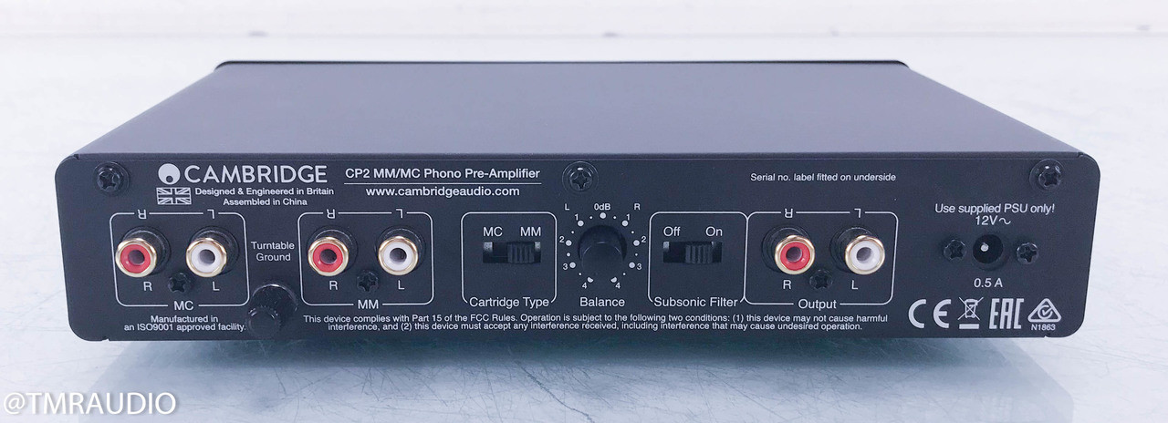 Cambridge Audio CP2 MM/MC Phono Preamplifier The Music Room