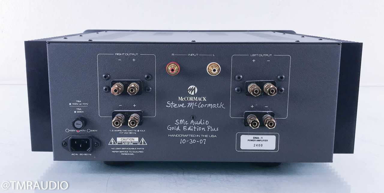 https tmraudio com components power amplifiers mccormack power drive dna 1 stereo power amplifier gold edition plus rev a