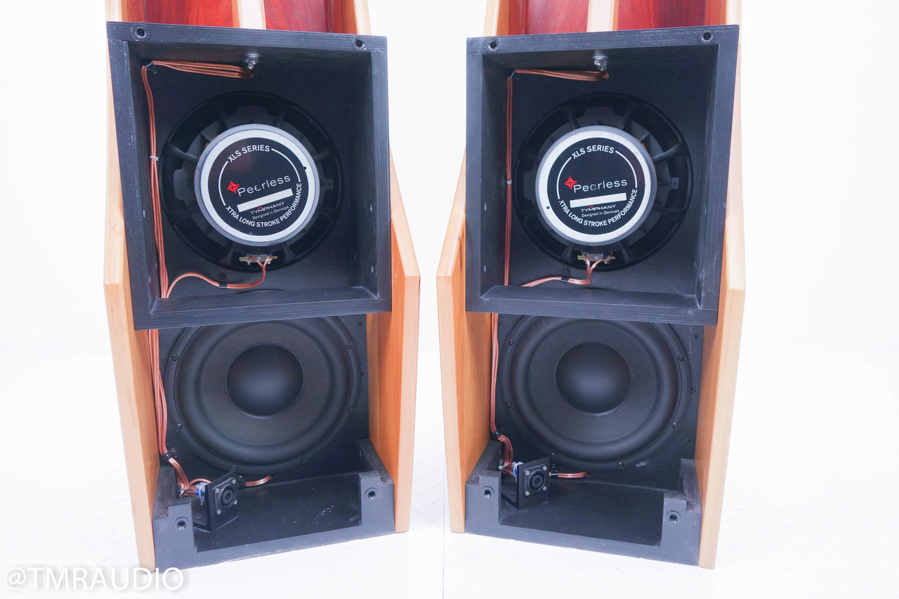 Linkwitz Lab Orion 3.2.1 Speakers; Mahogany Pearwood Pair; Upgraded