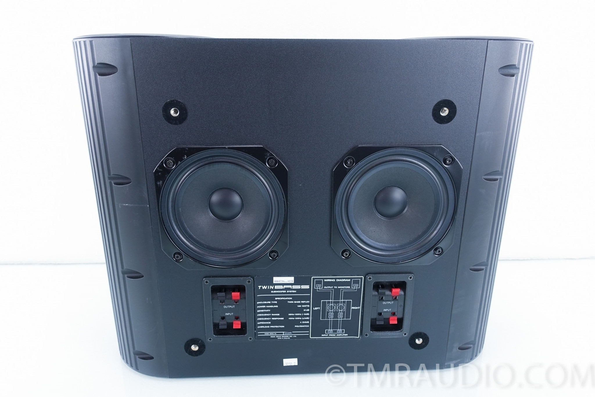 B&W / Rock Solid Twin Bass Passive Subwoofer