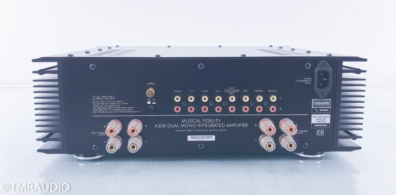 Musical Fidelity A308 Dual Mono Integrated Amplifier w/ Phono