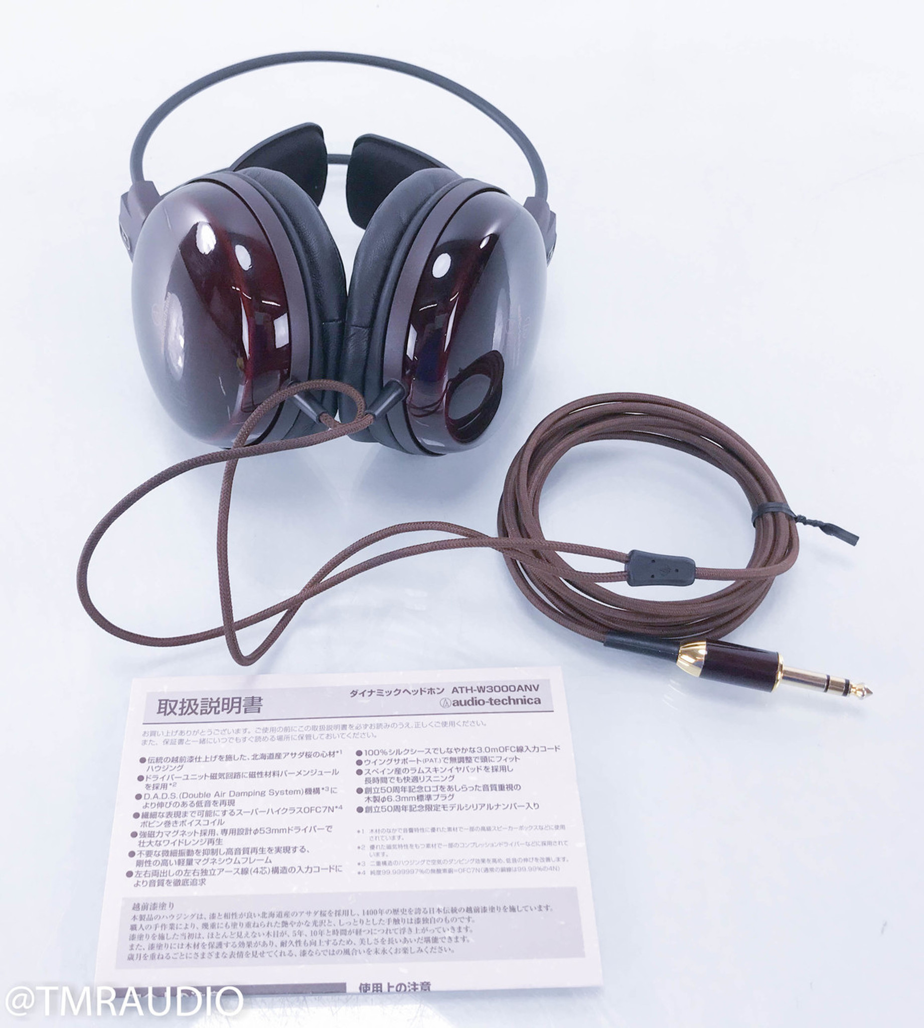 Audio Technica ATH-W3000ANV Headphones; Anniversary Edition; ATHW3000ANV