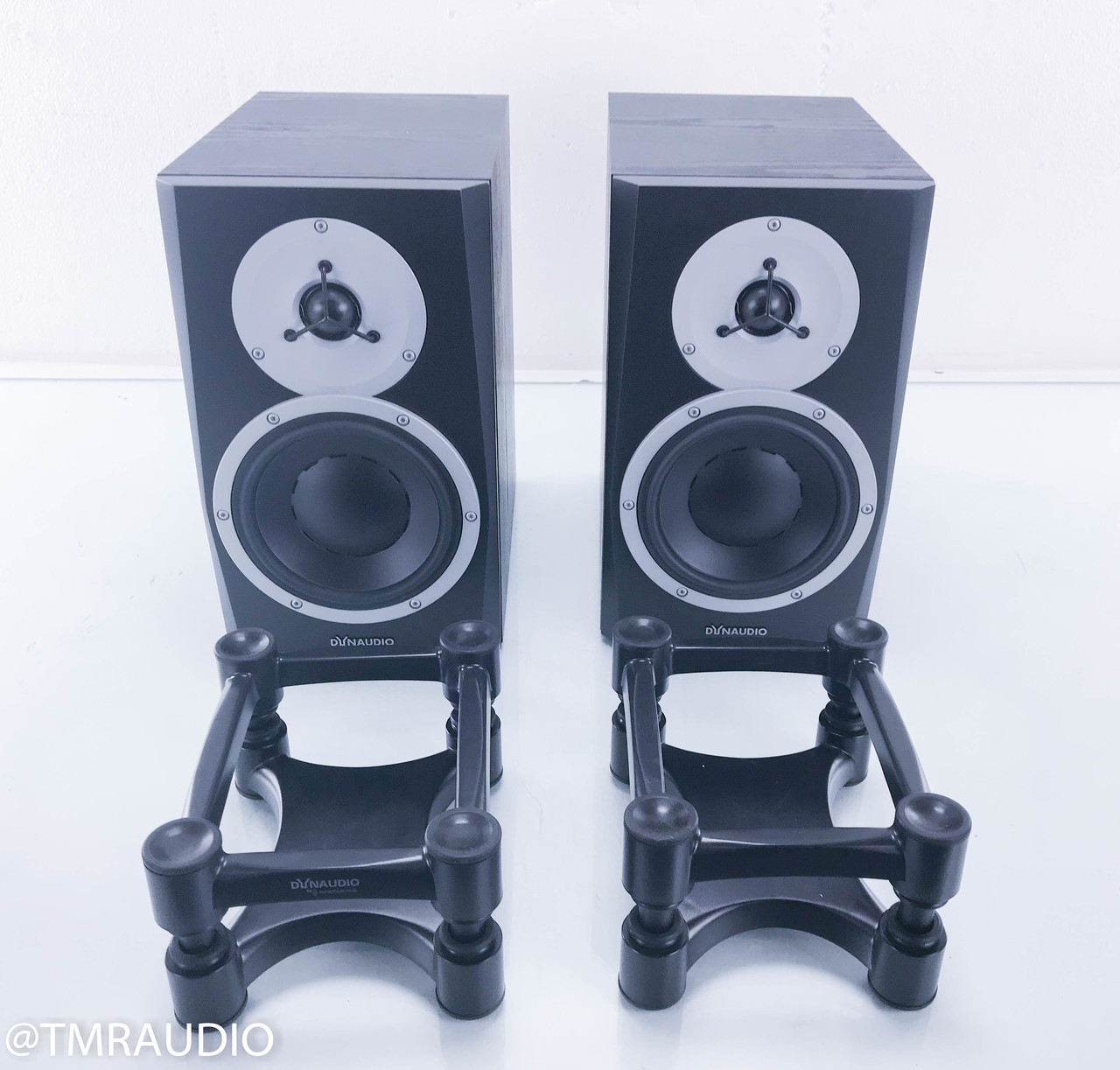 Dynaudio BM5 mk III Bookshelf Speakers; Black Pair; w/ Iso