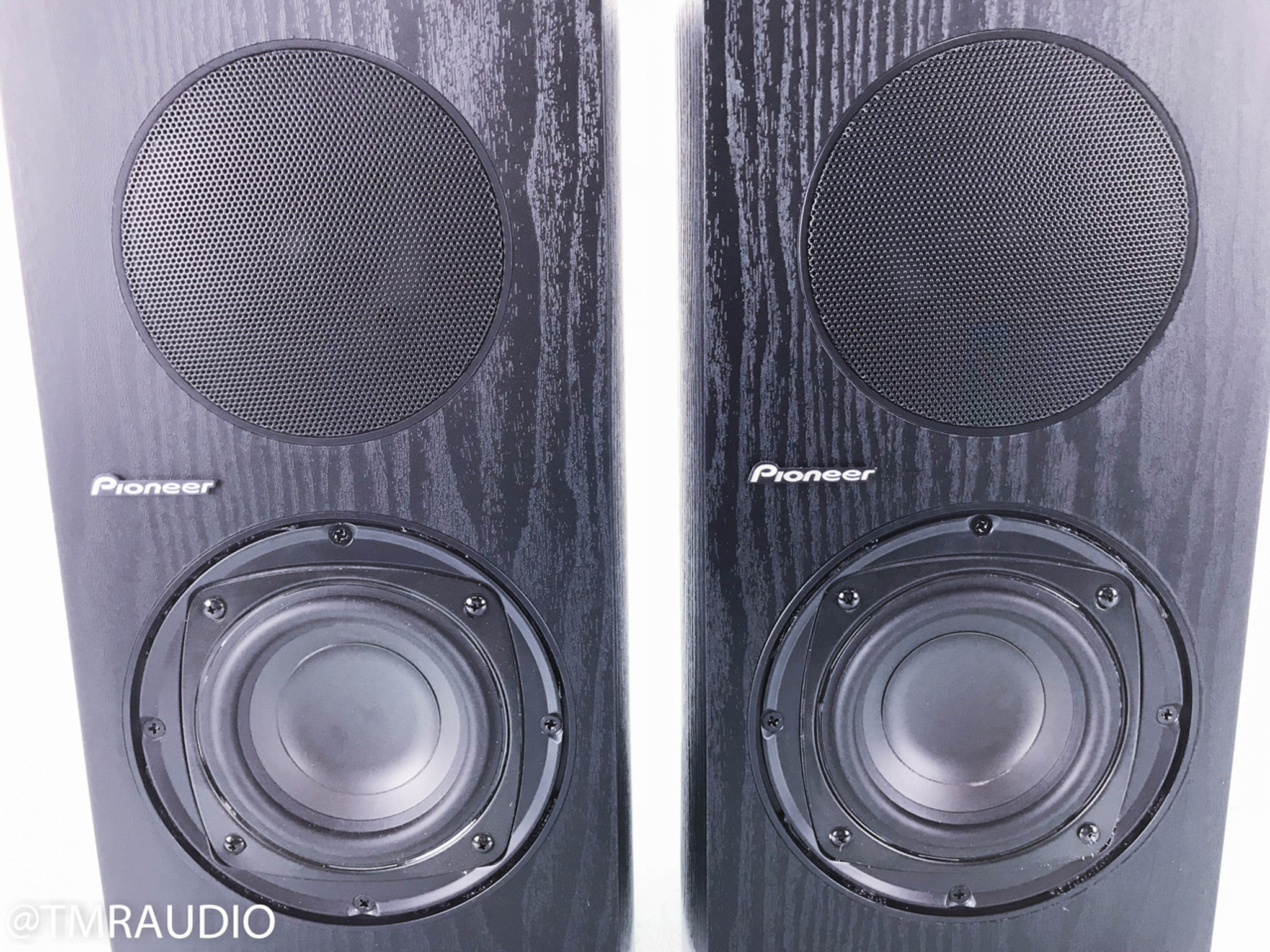 Pioneer Sp Bs21 Bookshelf Speakers Black Ash Pair Spbs21lr The