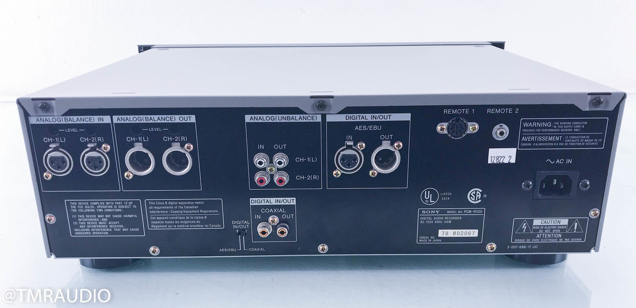 Sony PCM-R500 DAT Cassette Deck