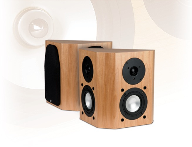 RBH 44SE OnWall Surround Speakers; Walnut Pair; Signature Classic