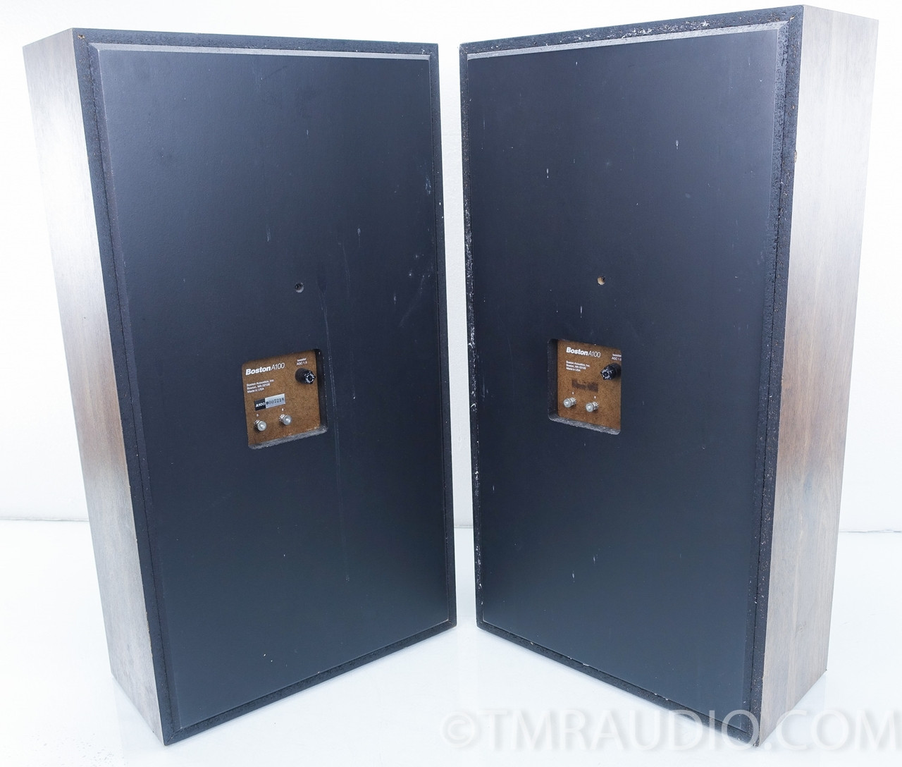 Boston Acoustics A100 Speakers; Stands; Factory Boxes; Restored - The