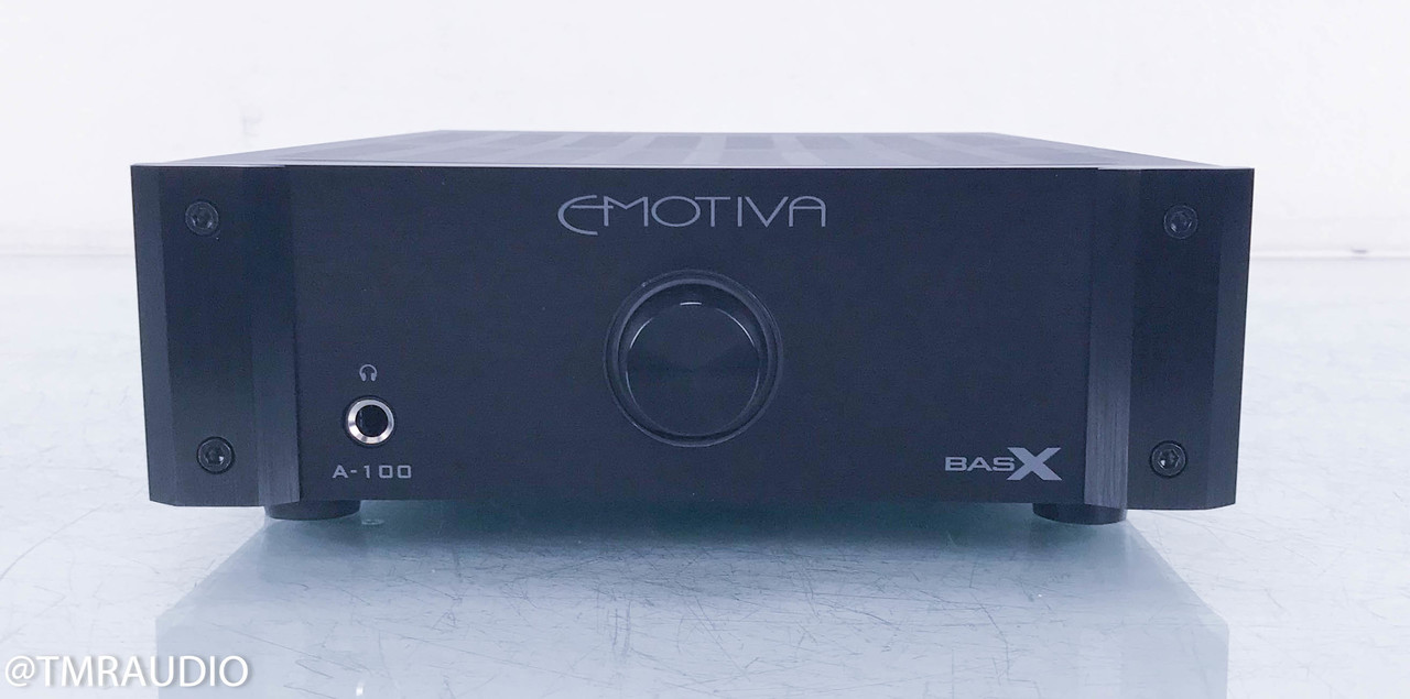 EMOTIVA BASX A-100 プリメインアンプ Emotiva BasX A-100 Stereo Power Amplifier; A100 (SOLD) - The Music
