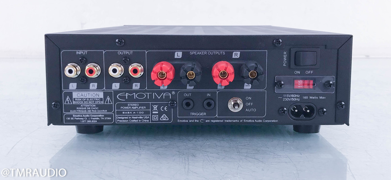 米国　EMOTIVA 　BASX　A-100 プリメインアンプ 🔷 Emotiva BasX A-100 - [Official] Speaker Amps - HifiGuides Forums