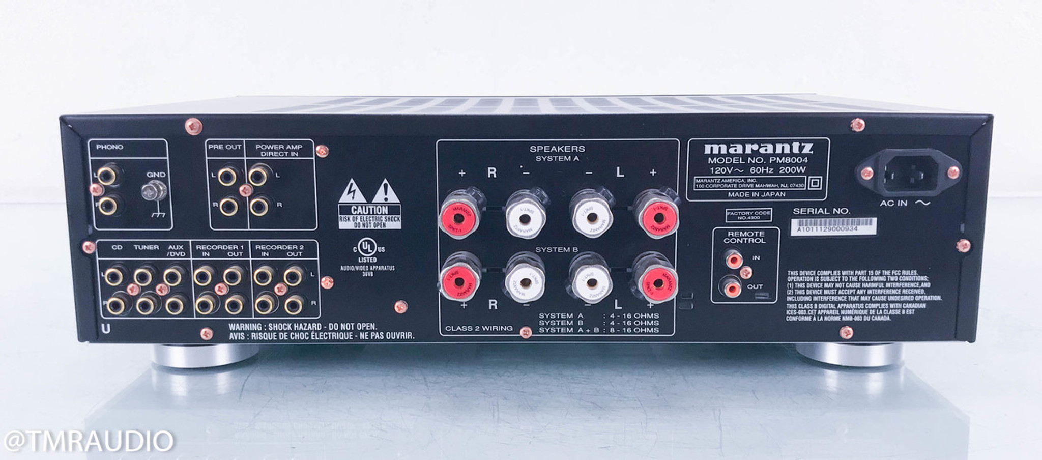 Marantz PM8004 Stereo Integrated Amplifier; PM-8004