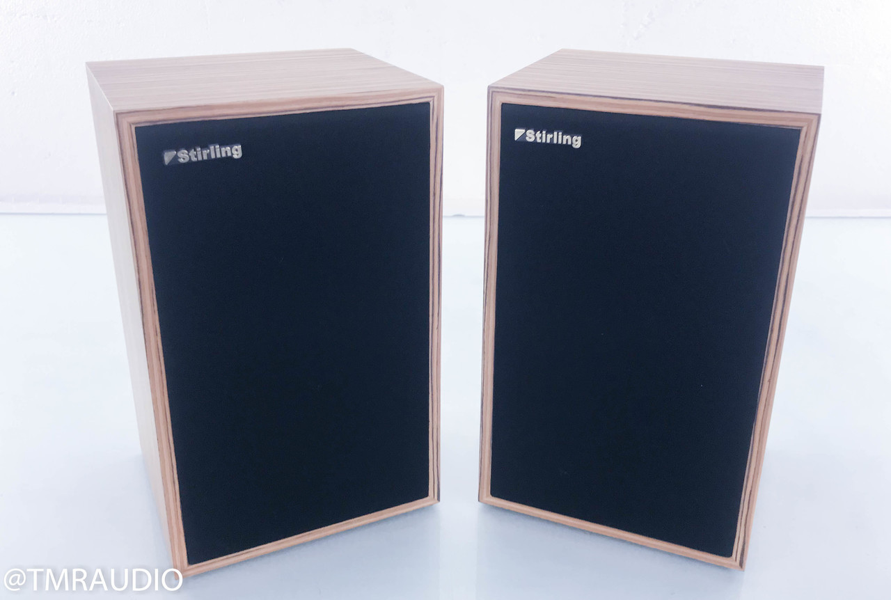 Stirling LS3/5a V2 Limited Edition Bookshelf Speakers; Zebrano