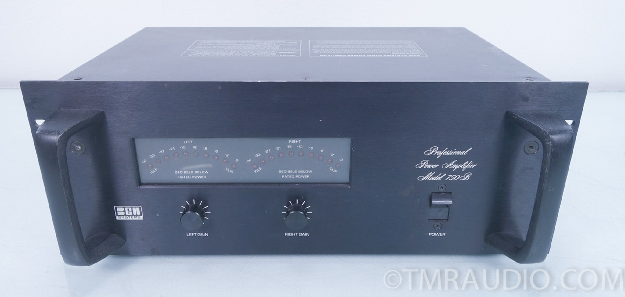 BGW Systems 750B Vintage Power Amplifier AS-IS