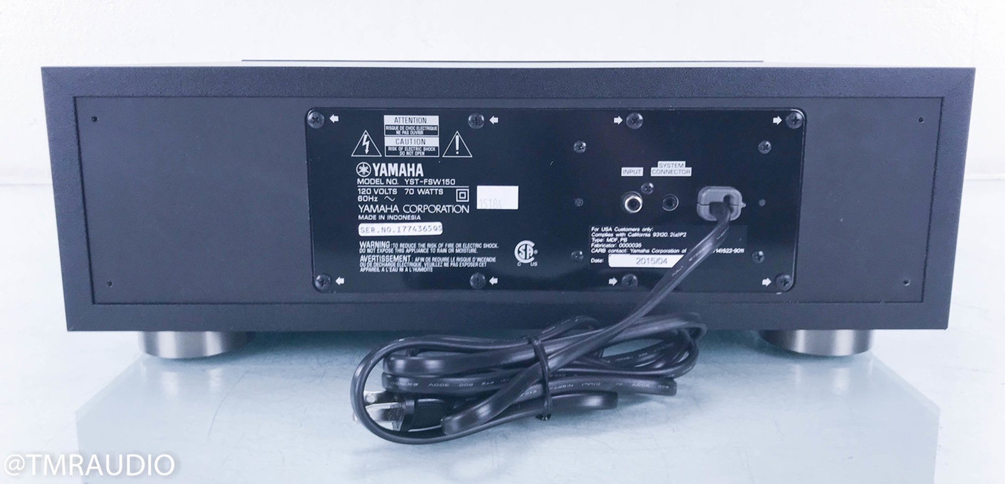 Yamaha YST-FSW150 Powered Subwoofer; YSTFSW150