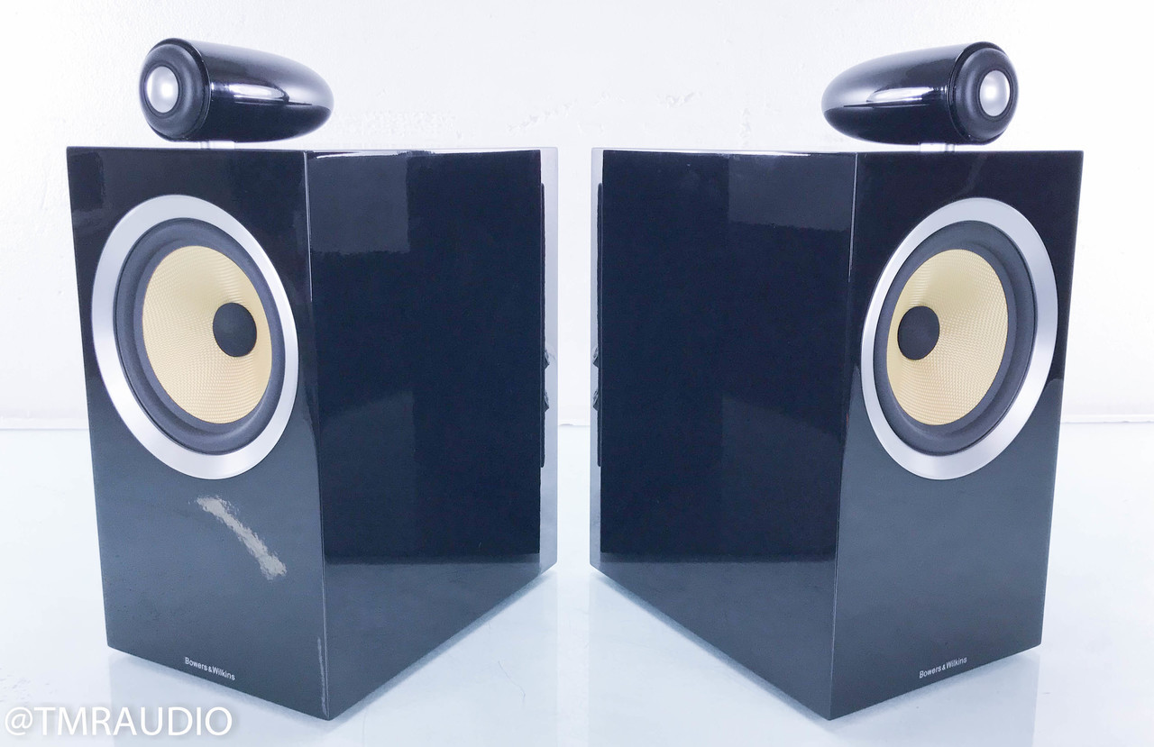 B W Cm6 S2 Bookshelf Speakers Gloss Black Pair Sold2 The Music Room