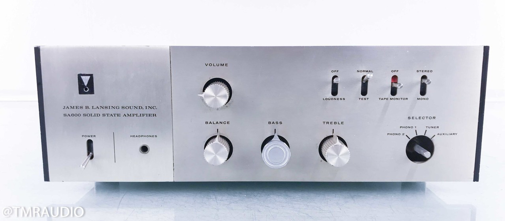 JBL SA600 Vintage Stereo Integrated Amplifier; AS-IS (One Channel Out)