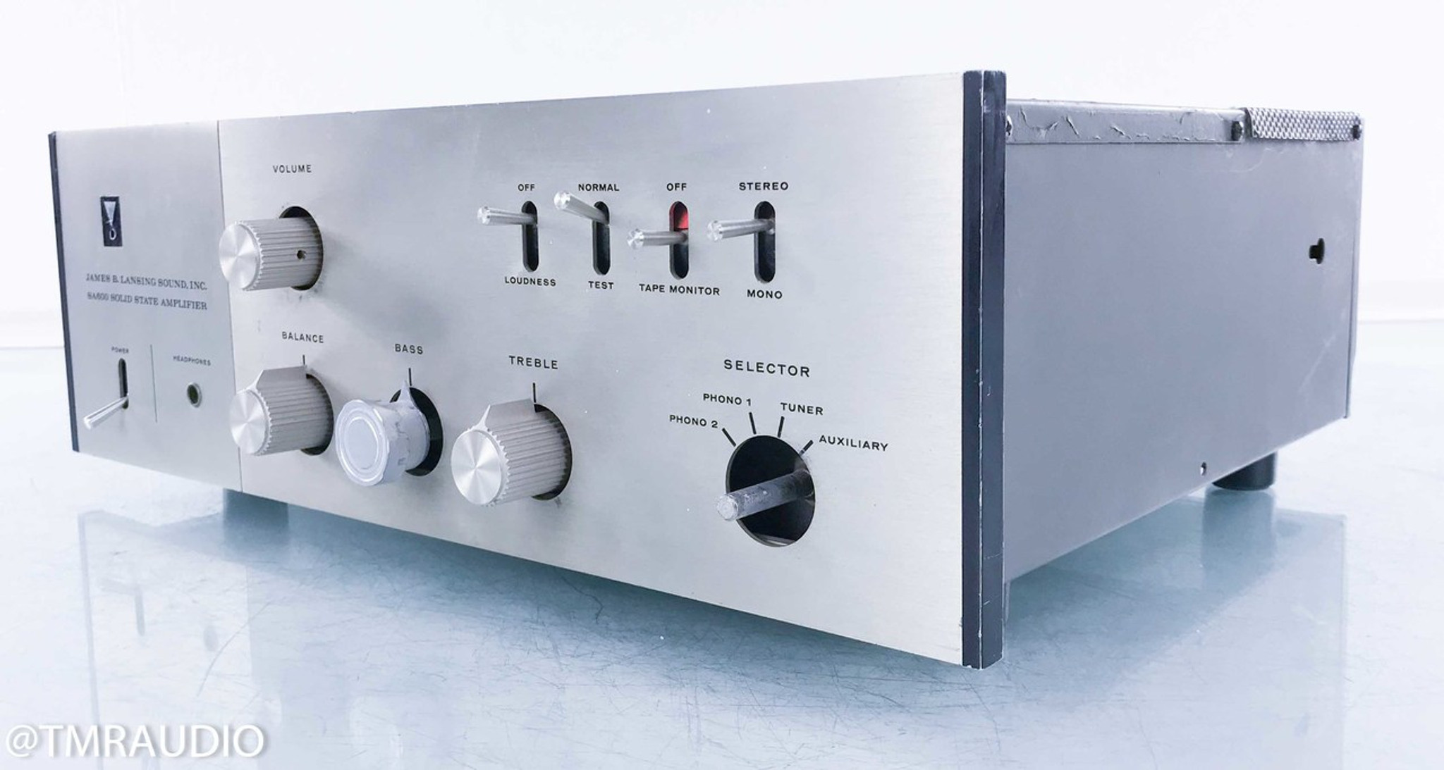 JBL SA600 Vintage Stereo Integrated Amplifier; AS-IS (One Channel Out)