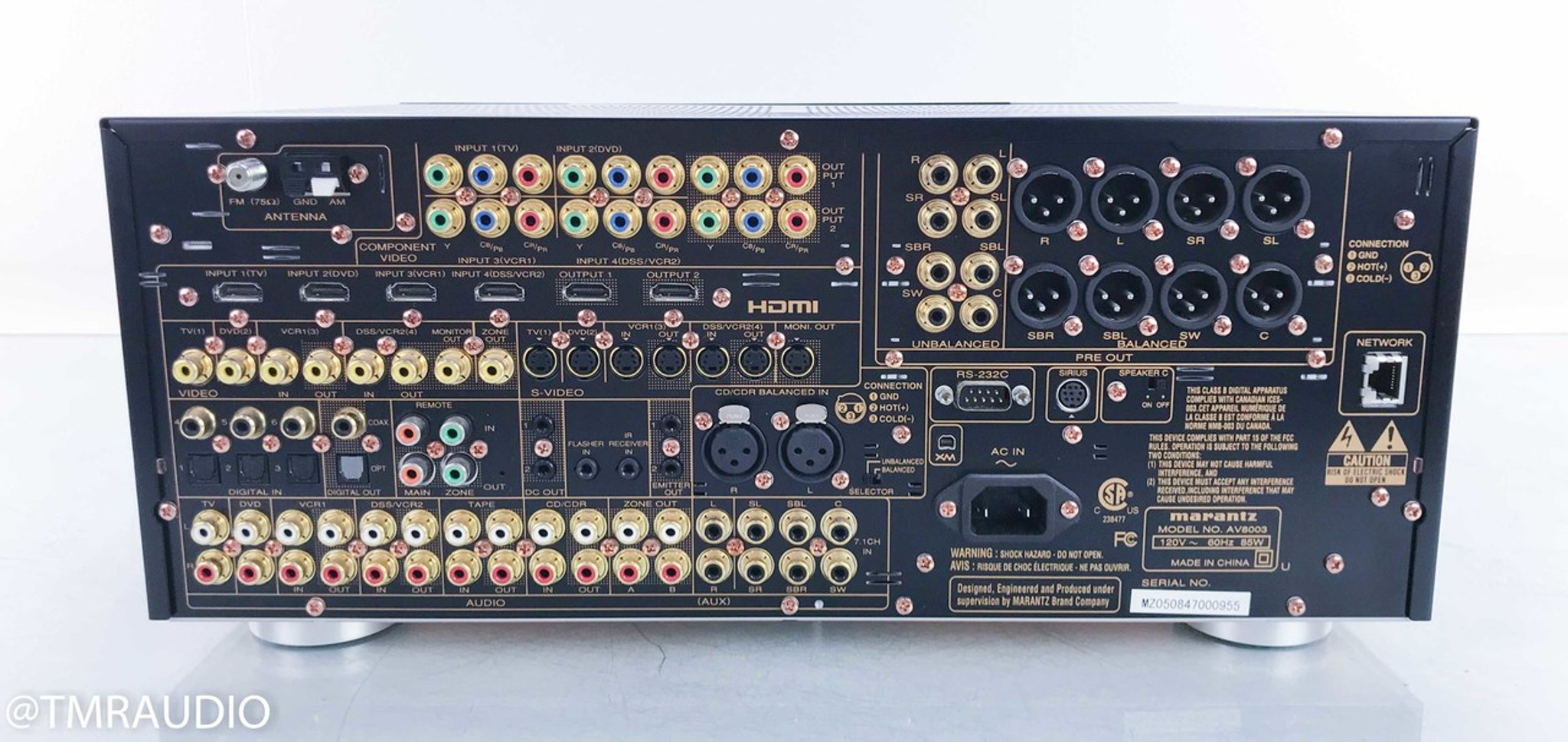 Marantz「AV8003」高性能7.1ch AVプリチューナー MARANTZ AV8003 AV 7.1ch Amplifier Preamp Good Working Free