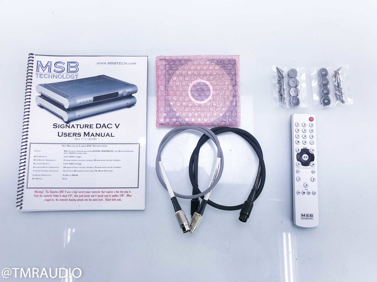 MSB Signature DAC V w/ Diamond Power Base; D/A Converter; Femto Clock ...