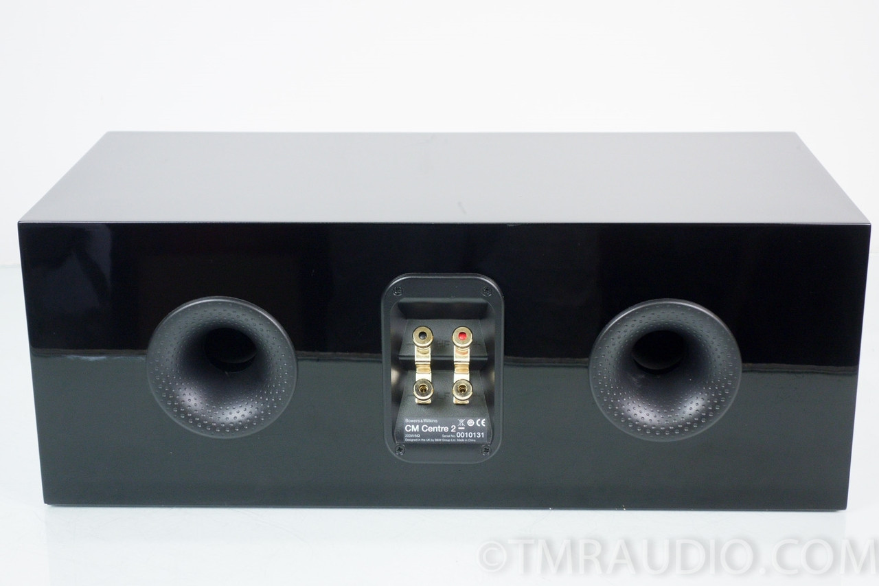 B&W CM Centre 2; Gloss Black Center Channel Speaker in Factory Box