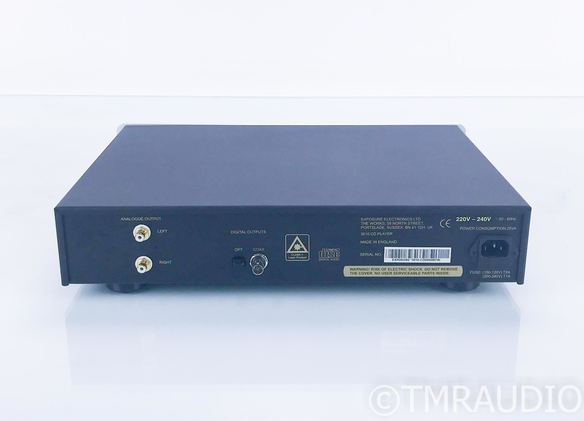 Exposure 3010 CD Player; 230V Unit - The Music Room