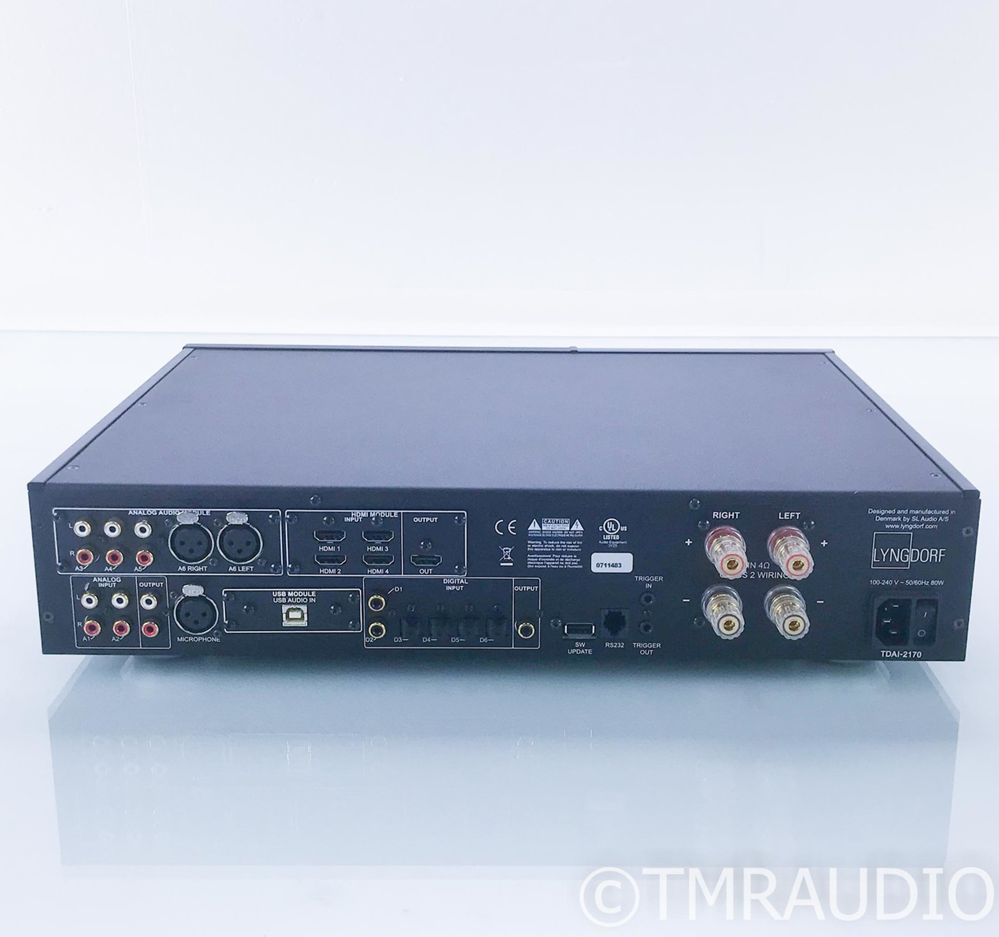 Lyngdorf TDAI-2170 Stereo Integrated Amplifier; HDMI; USB; Analog Music Room
