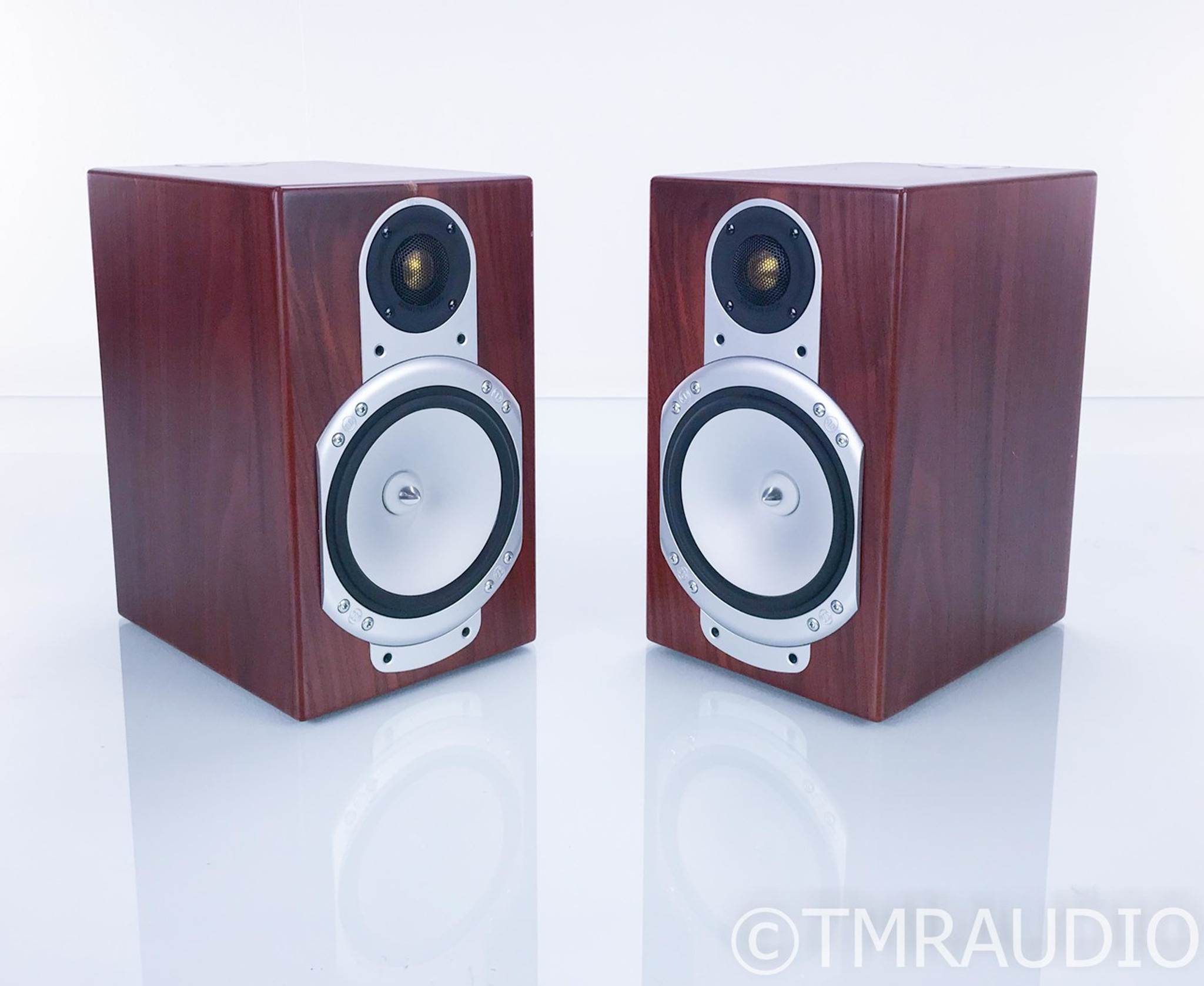 Monitor Audio Silver RS 1 Bookshelf Speakers; Walnut Pair