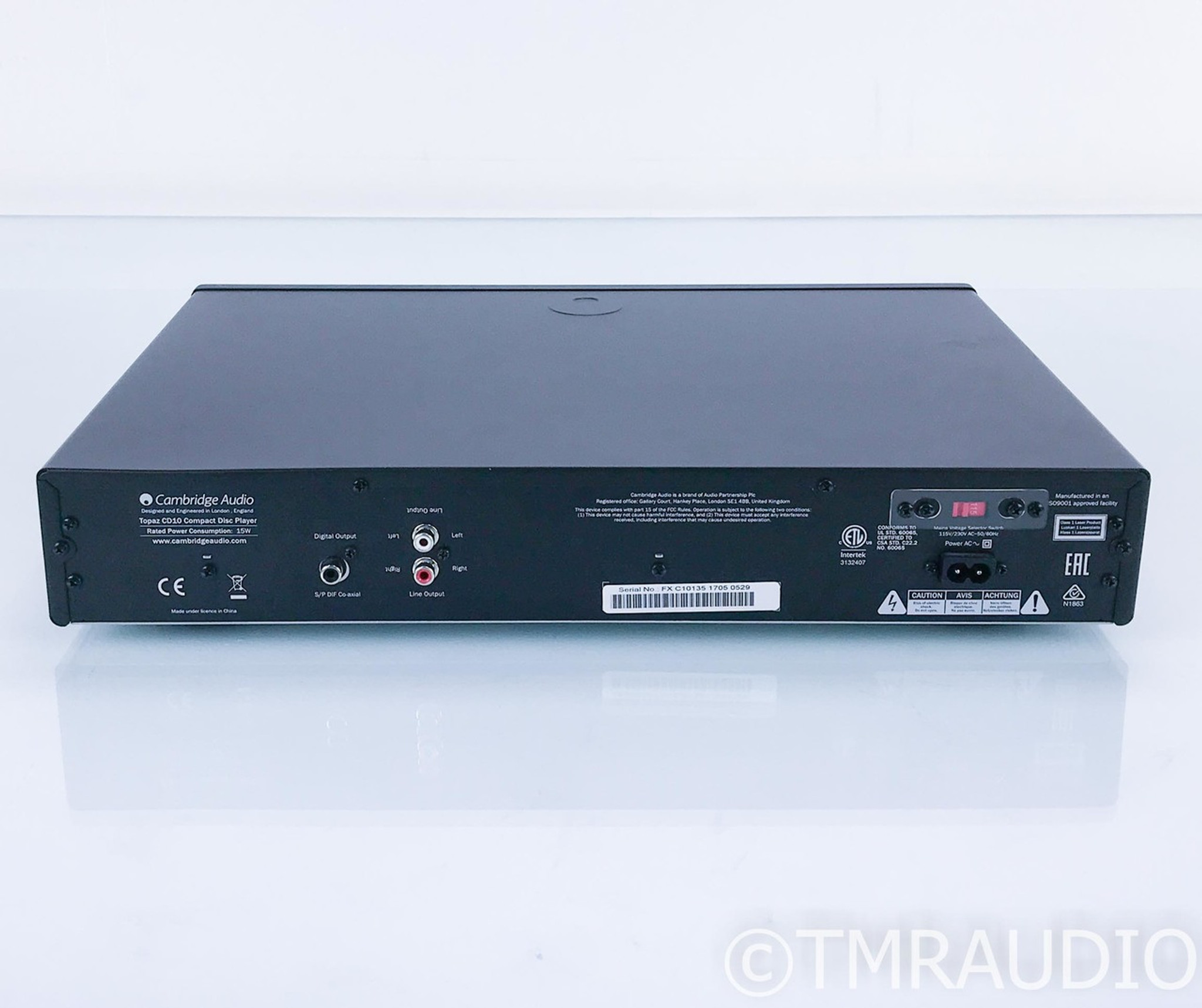 Cambridge Audio Topaz CD10 CD Player; CD-10