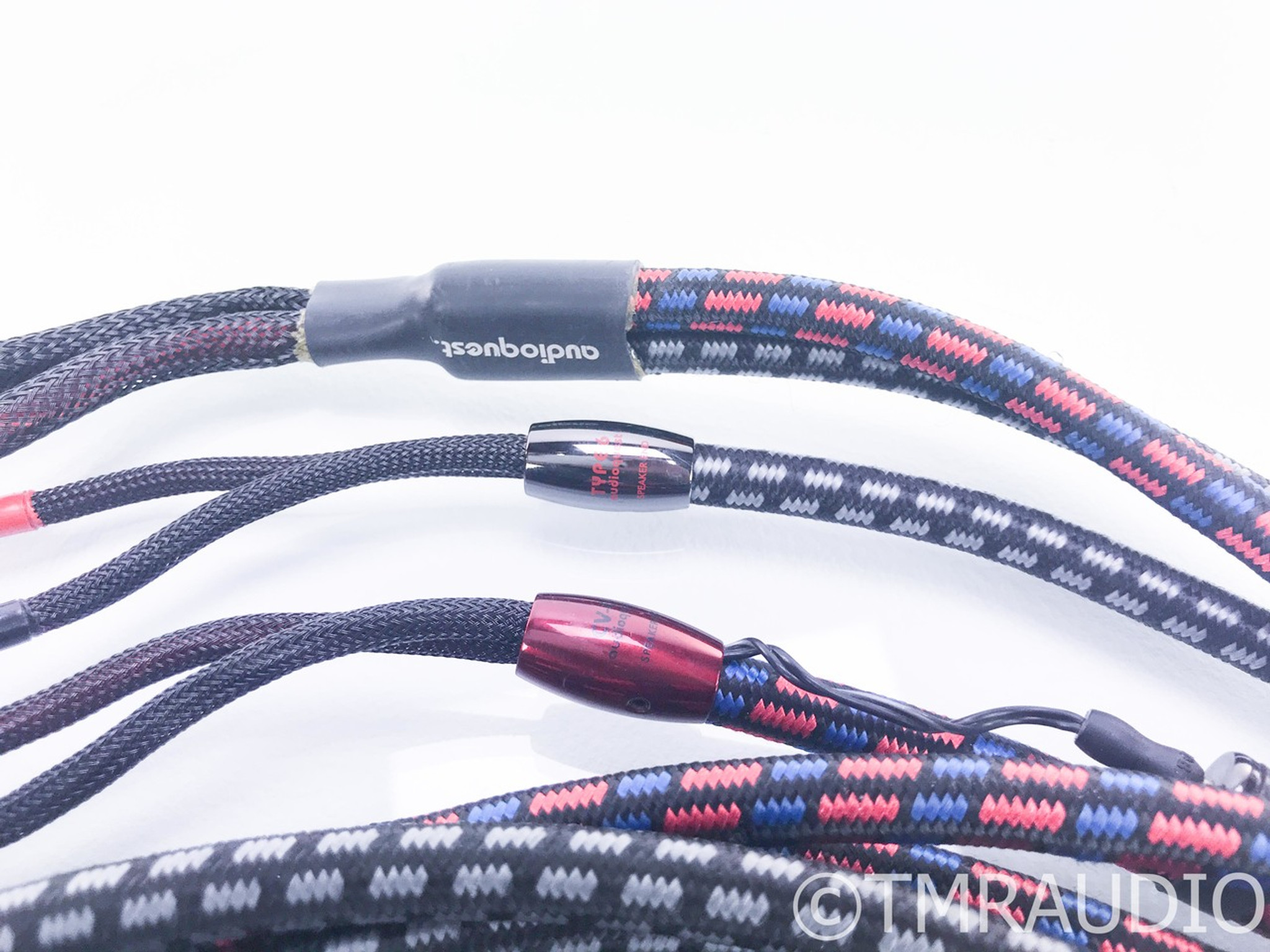 AudioQuest CV-6 Bi-Wire Speaker Cables; Type 6; 10ft Pair; 24V DBS