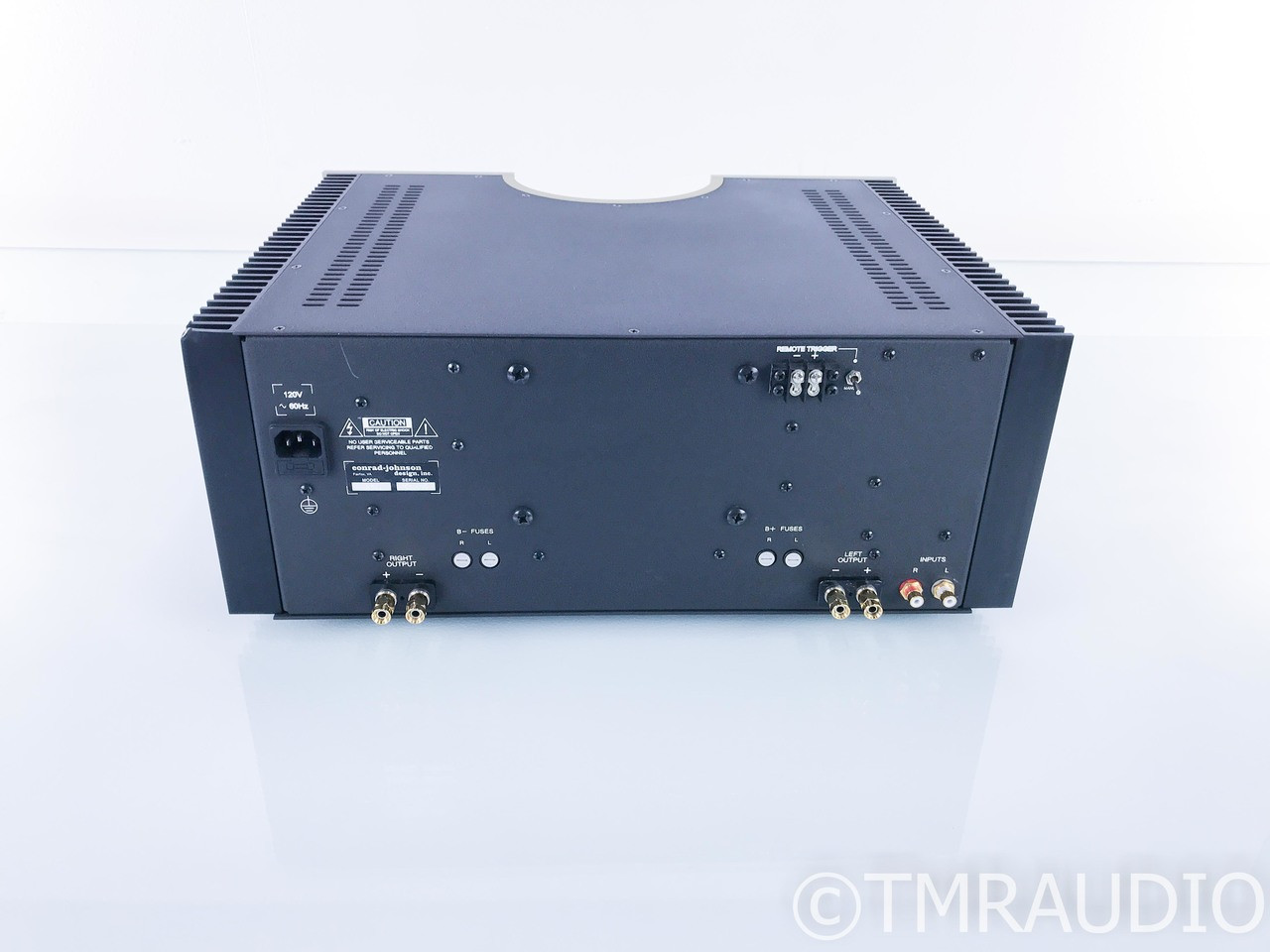 Conrad Johnson ET250S Hybrid Tube Power Amplifier; ASIS (Distorted