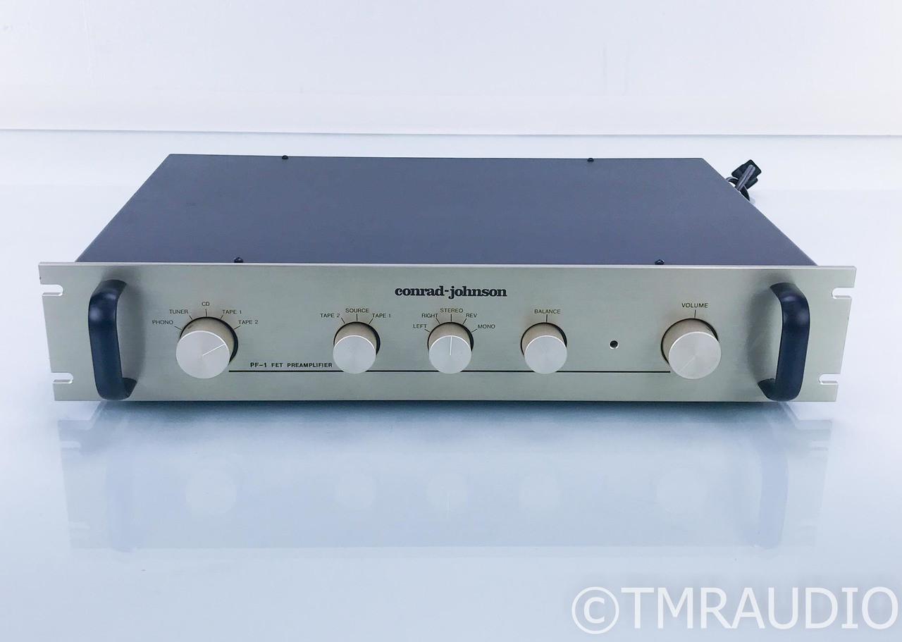 Conrad Johnson PF-1 Vintage Stereo Preamplifier; PF1; MM