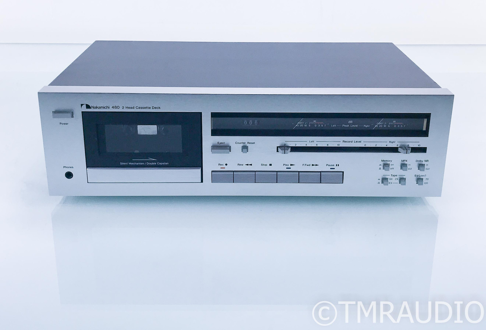 Nakamichi 480 2-Head Cassette Deck; Tape Recorder; AS-IS (Does Not Play  Tapes)