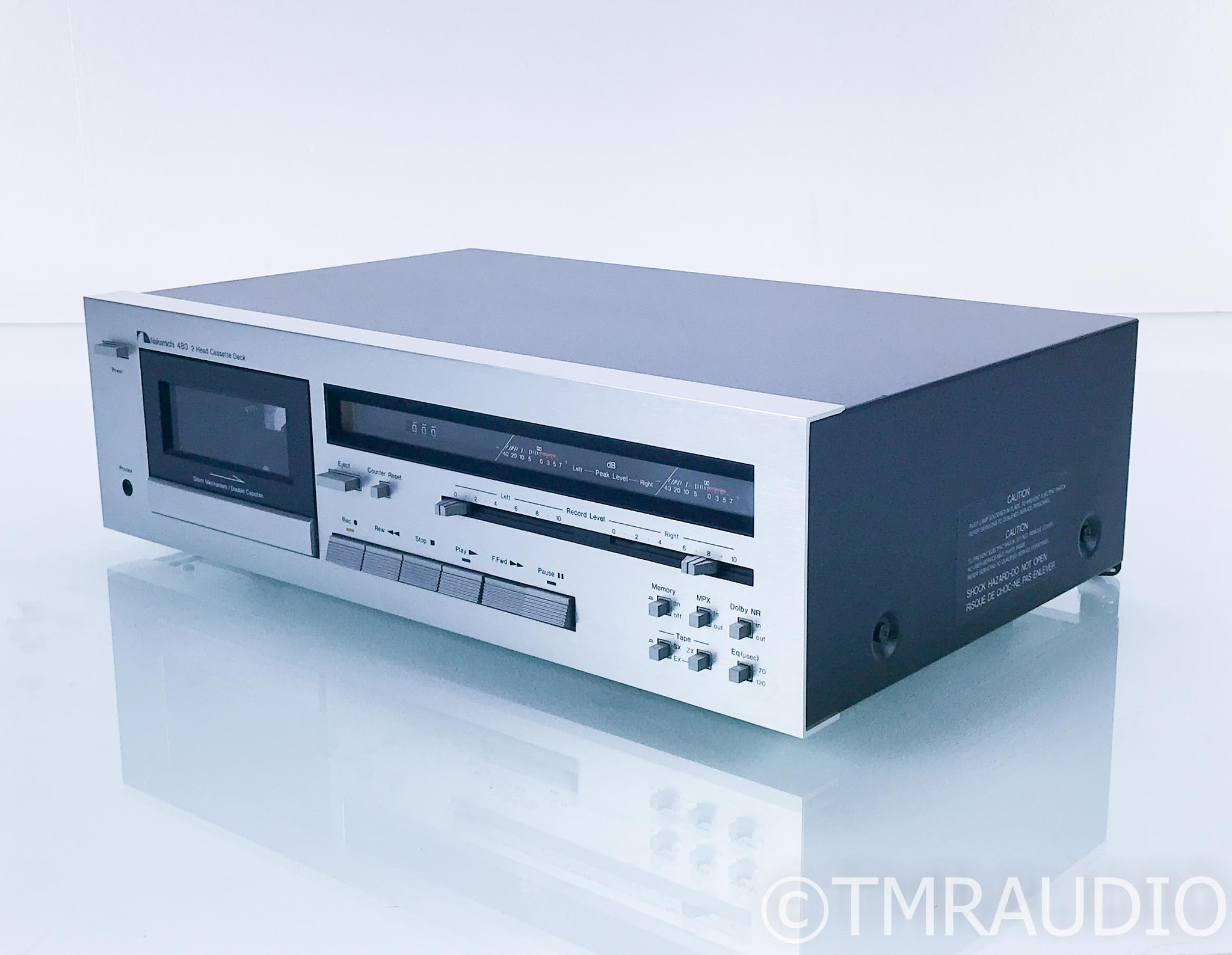 Nakamichi 480 2-Head Cassette Deck; Tape Recorder; AS-IS (Does Not Play  Tapes)