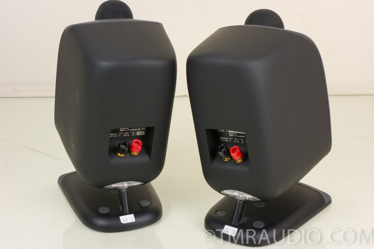 Wall-Mount Speakers; Black Pair 