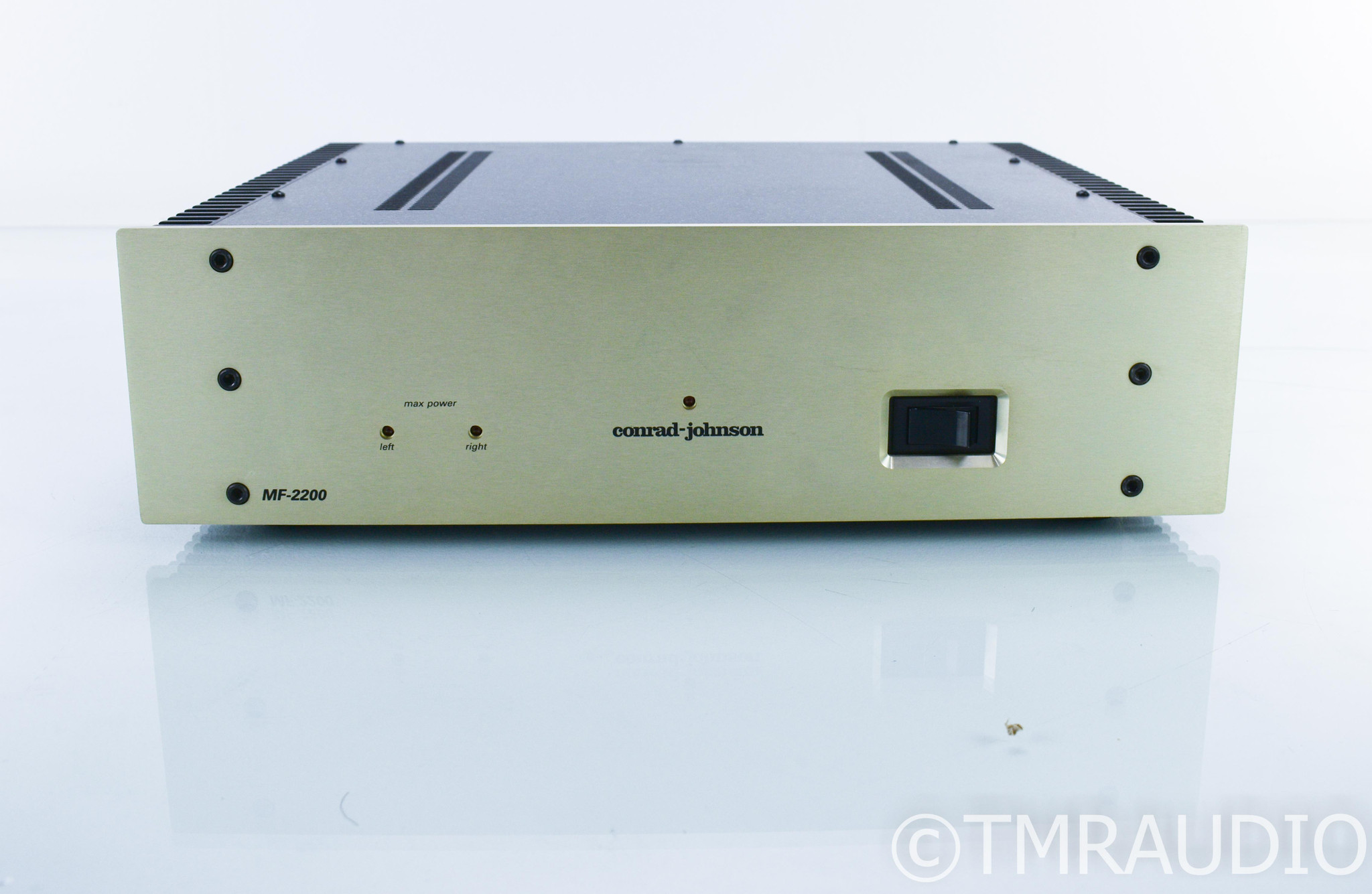 Conrad Johnson Mf 20 Stereo Power Amplifier Mf20 Re Capped The Music Room
