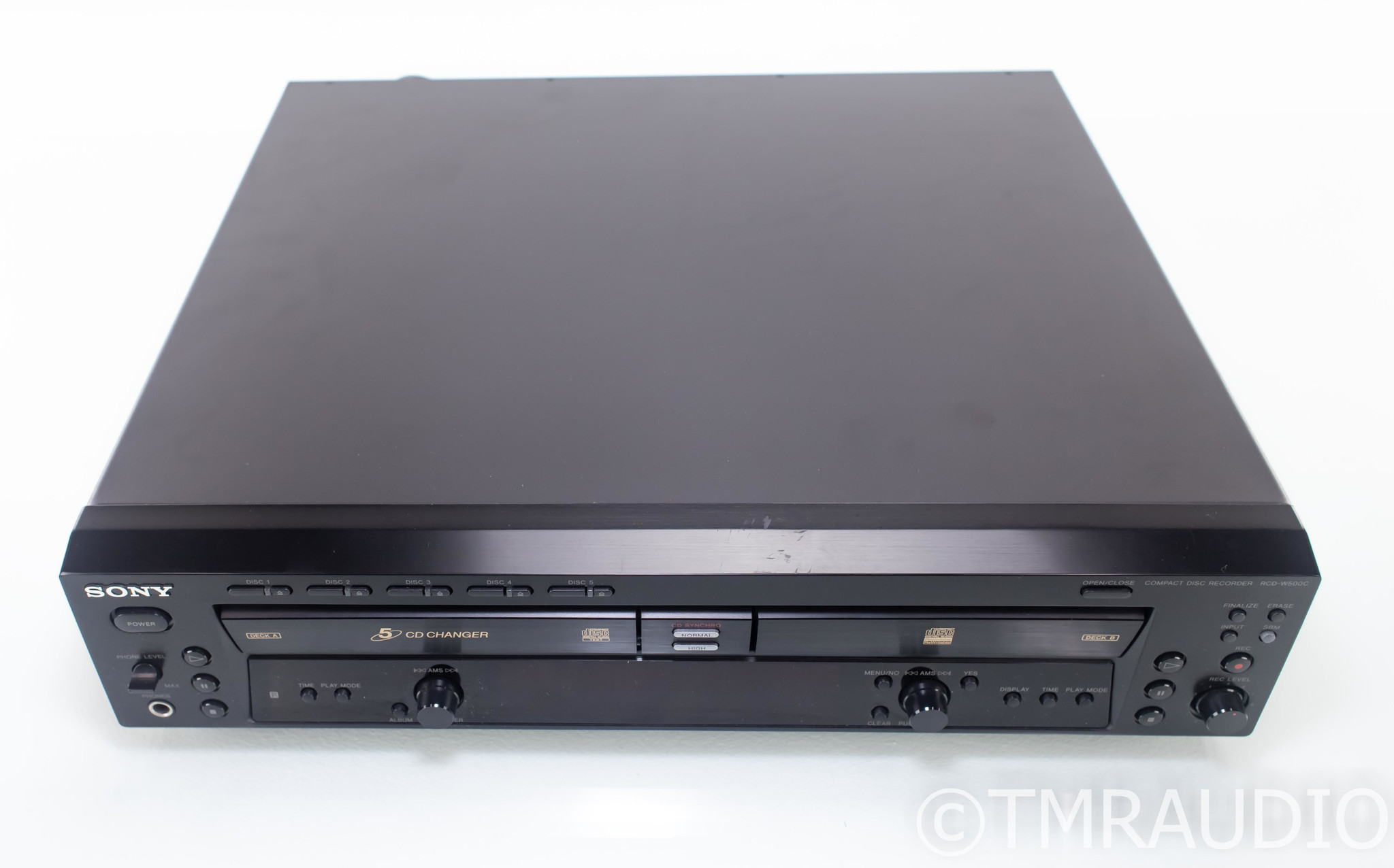 Sony RCD-W500C CD Player / Recorder; RCDW500C