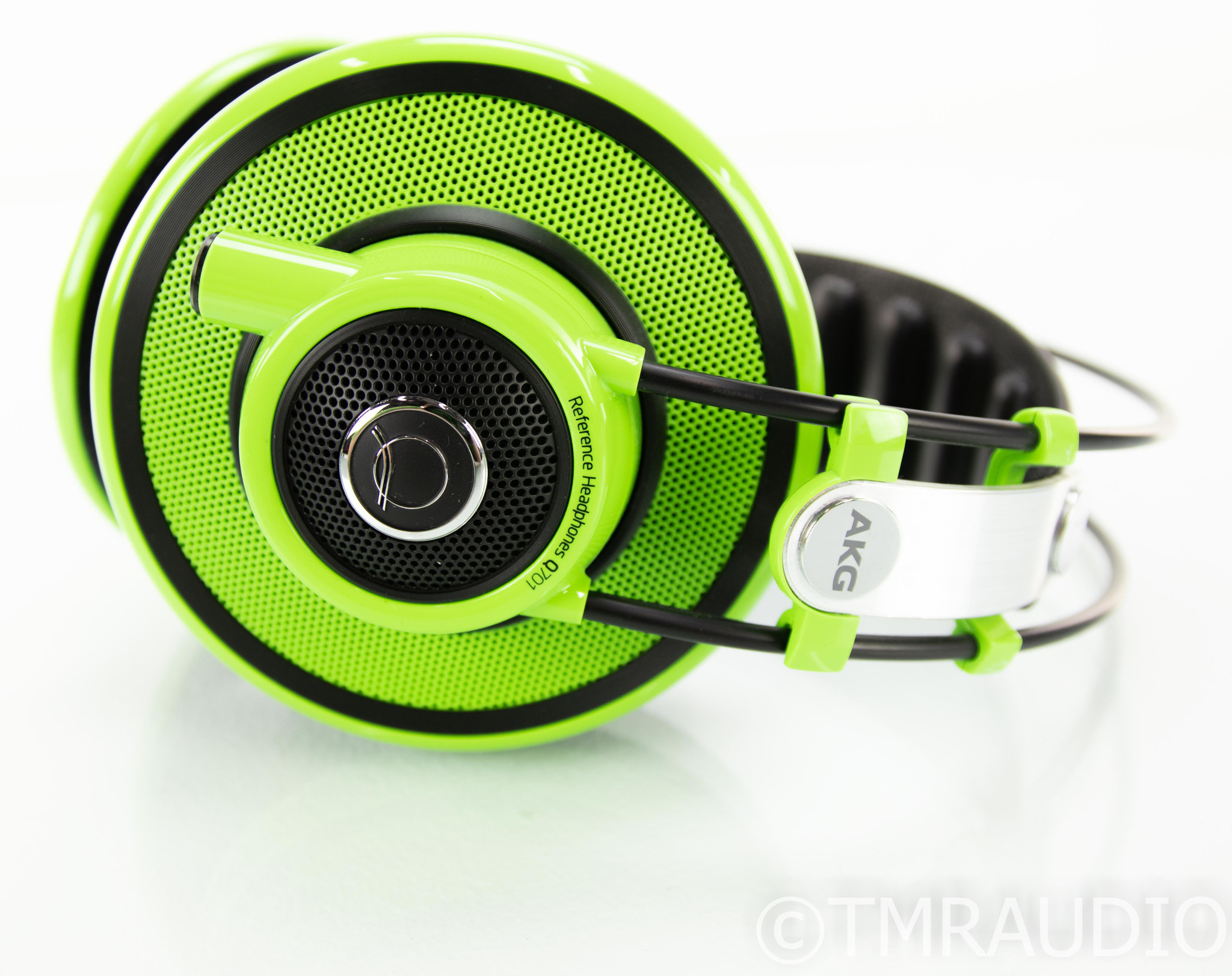 AKG Q701 Semi Open Back Dynamic Headphones; Green Pair